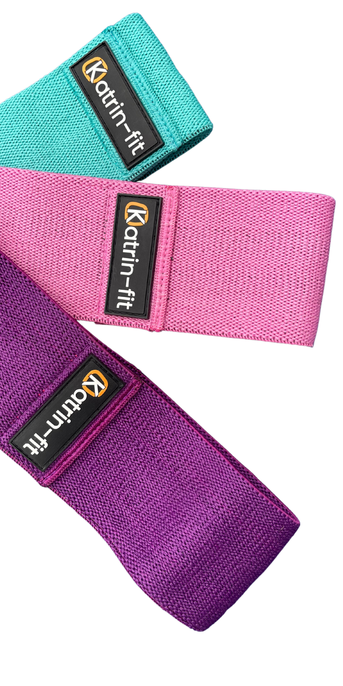 Fitnessbänder Widerstandsbänder Komplettes 3er Set Pomegranate Katrin-fit 3 Längen