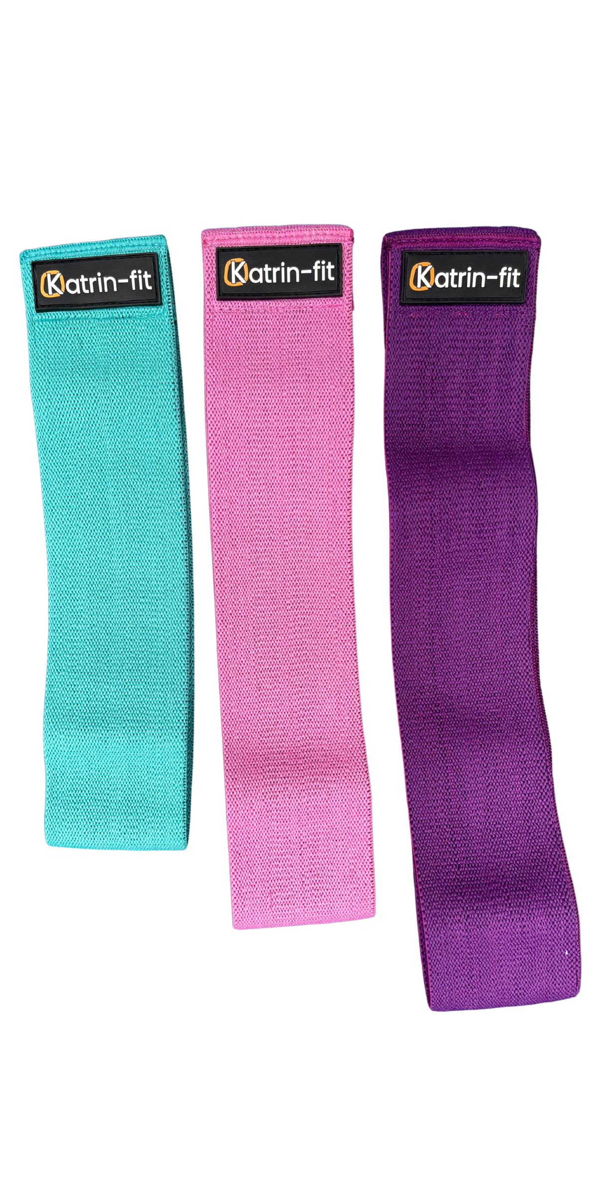 Fitnessbänder Widerstandsbänder Komplettes 3er Set Pomegranate Katrin-fit 3 Längen für Muskelaufbau