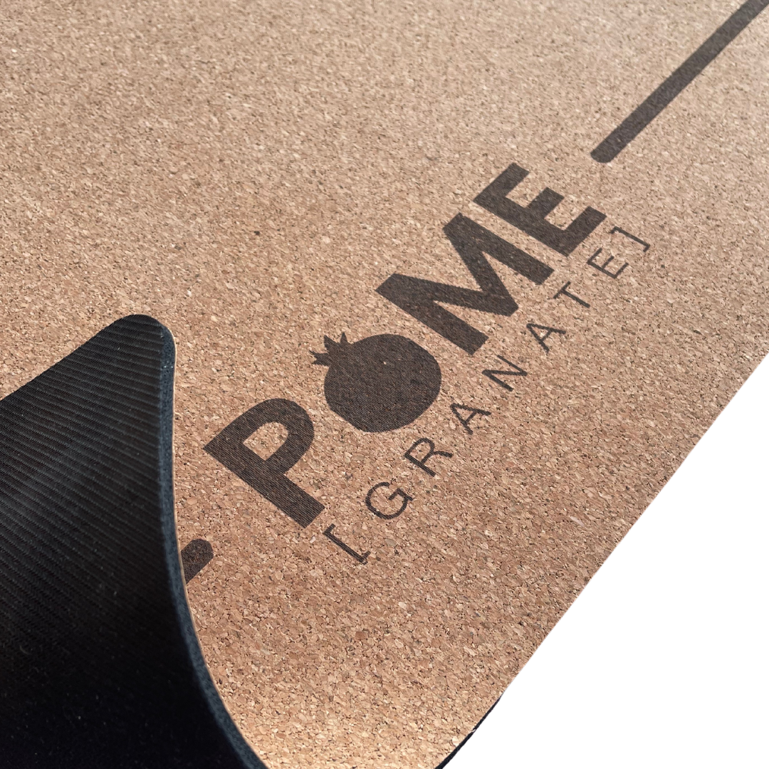 Pomegranate® Kork-Fitnessmatte